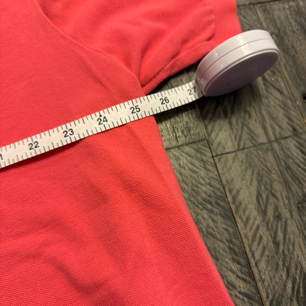Vtg Polo Ralph Lauren Polo Shirt Mens 1XL Pink Coral‎ Pony Short Sleeve - Picture 3 of 5